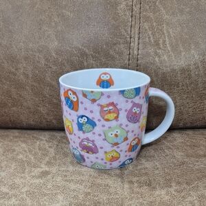Colorful Owl Pattern Mug